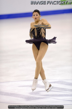 2013-03-02 Milano - World Junior Figure Skating Championships 9335 Samantha Cesario USA